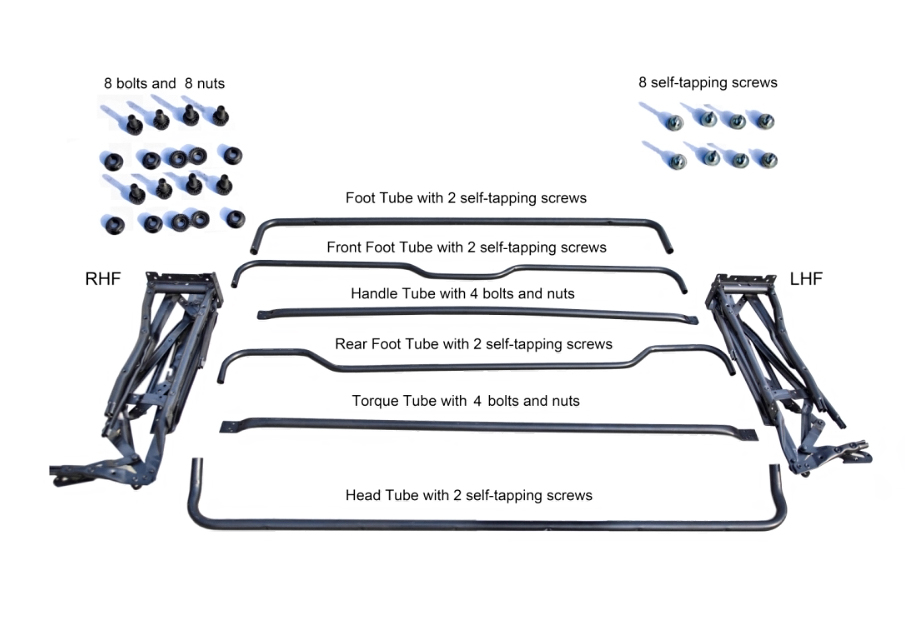 Làm thế nào để lắp ráp cơ chế giường sofa gấp 2 với phiên bản lắp ráp một phần