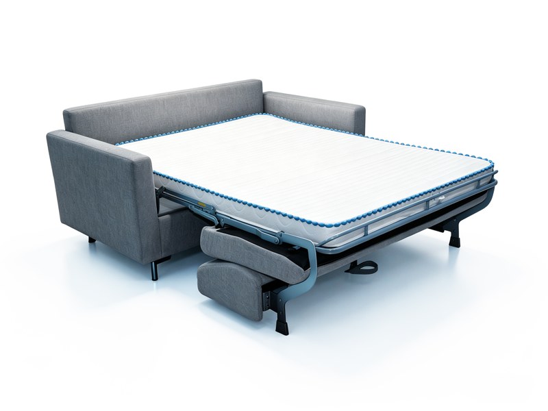 Cơ chế giường sofa kiểu Ý sang trọng chân cao