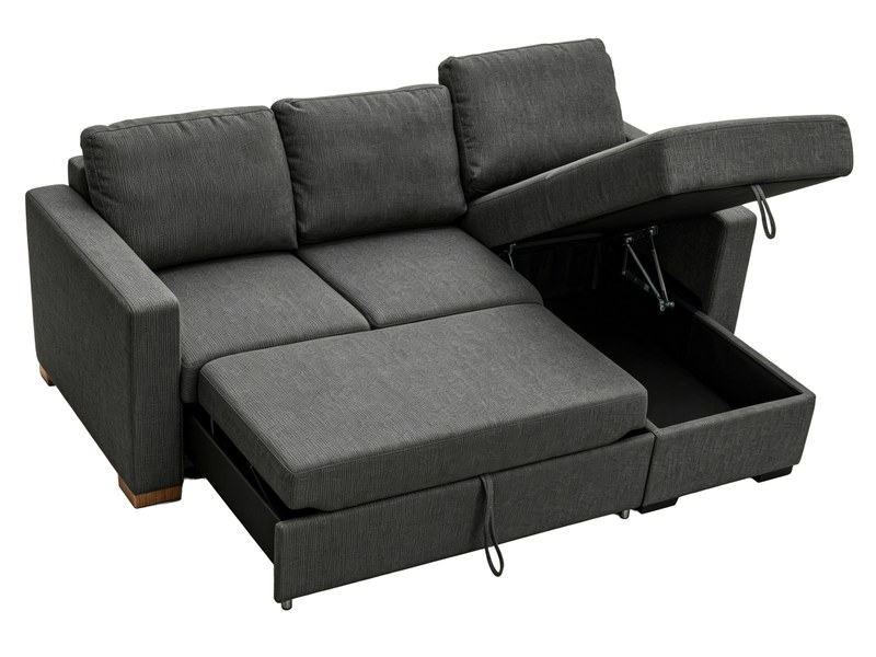 Cơ chế giường sofa kéo ra theo từng phần